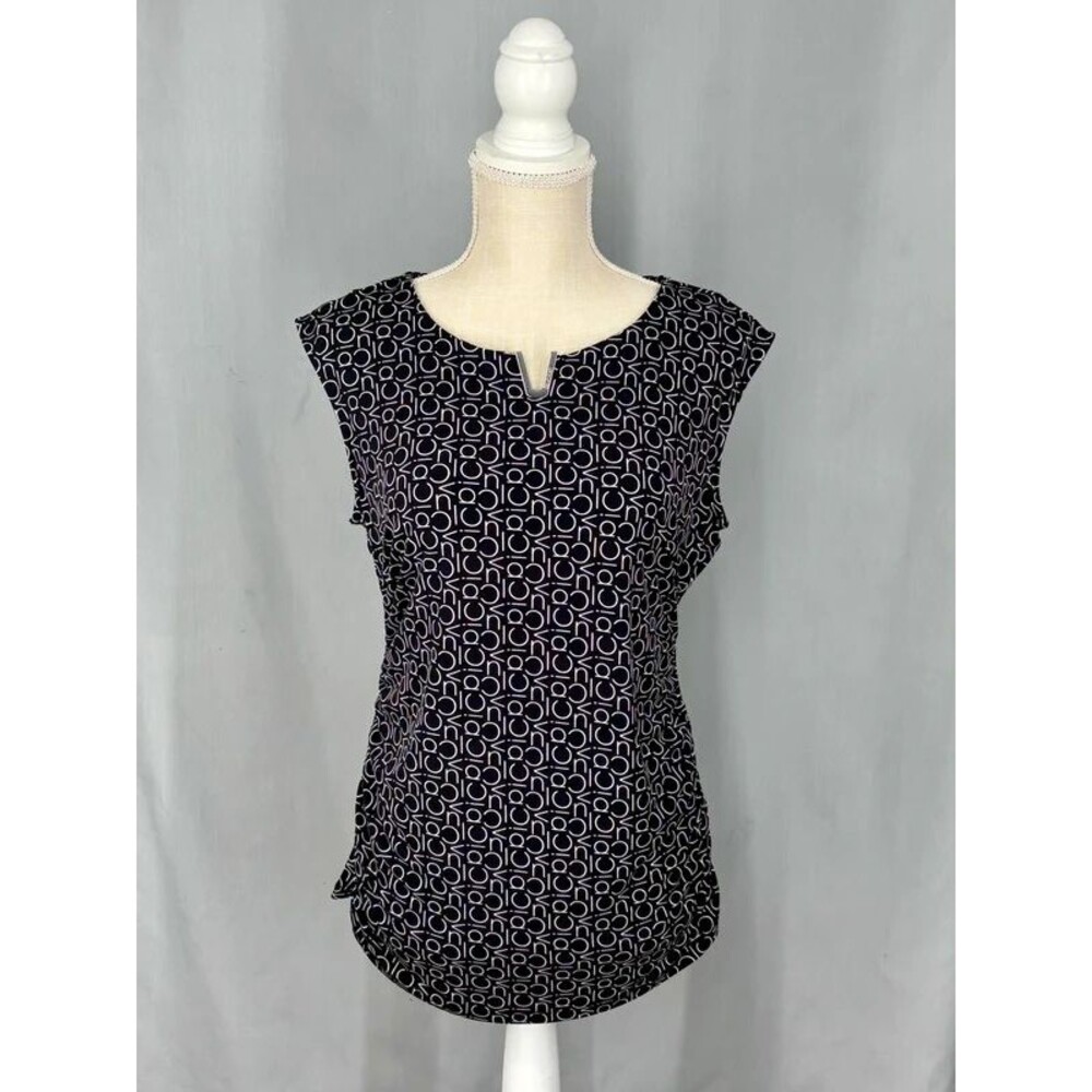 NEW Calvin Klein Liquid Jersey V-neck Size S